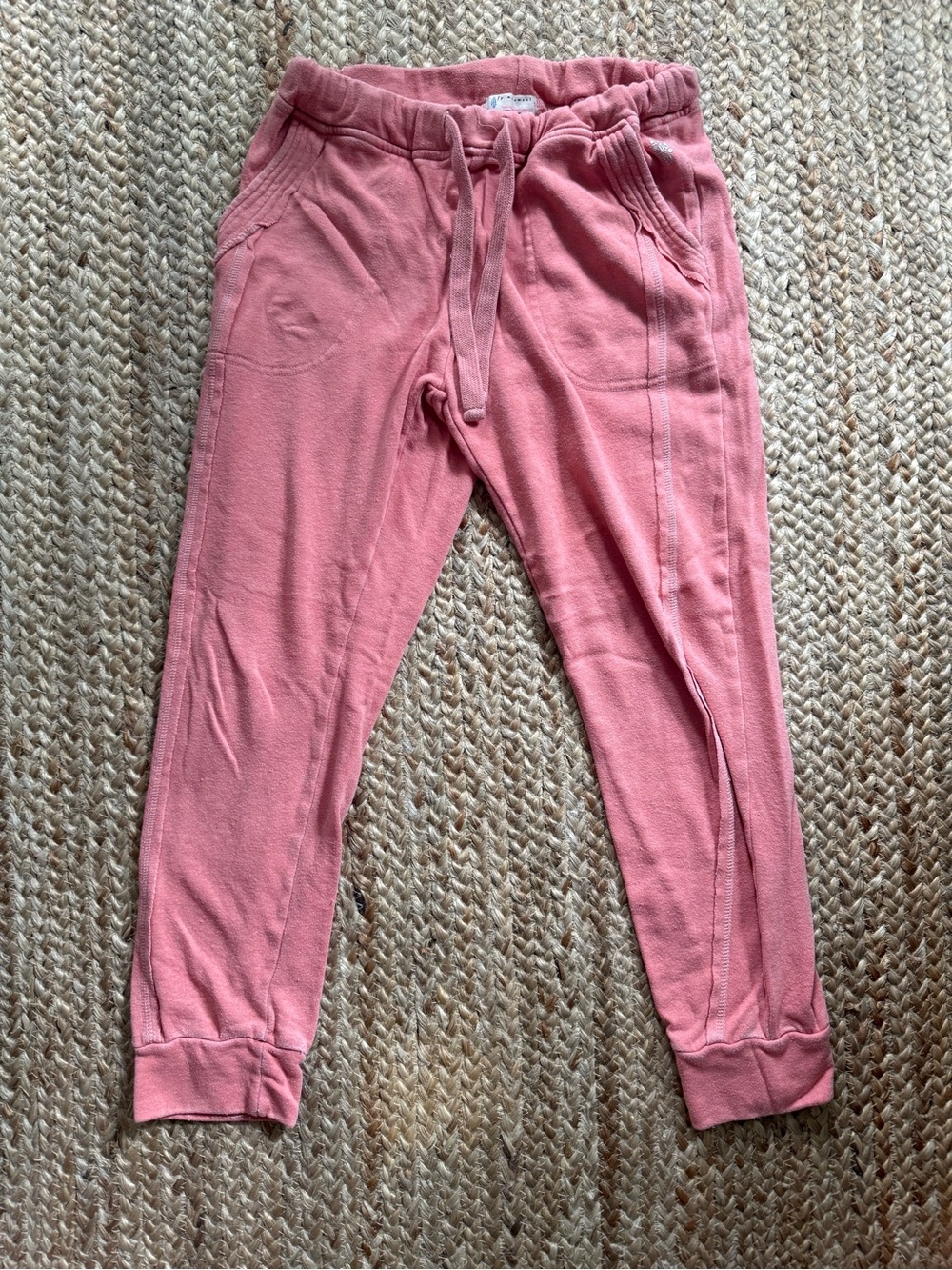 Free people Pink Jogger sweat pants Pants - Soft Pull-On Bottoms